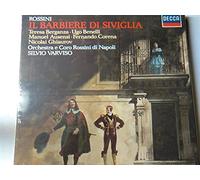 ROSSINI, Gioacchino: Il barbiere di Siviglia -- Decca (1965 - 1986)-Silvio Varviso (cond), Orchestra Rossini di Napoli, Berganza, Benelli, Ausensi ---VINYL-DEC 417164-DECCA - Inghilterra-ROSSINI Gioachino (Italia)-AUSENSI Manuel (baritono); BENELLI Ugo (tenore); BERGANZA Teresa (mezzo-soprano); VARVISO Silvio (dir)