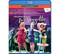 Rossini:La Gazzetta [Cinzia Forte; Enrico Marabelli; Laurent Kubla; Edgardo Rocha; Orchestra and Chorus of Opéra Royal de Wallonie] [Dynamic: Blu-ray]
