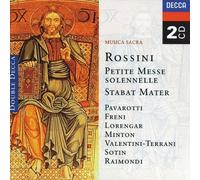 Rossini: Petite Messe solennelle / Stabat Mater by Mirella Freni, Lucia Valentini-Terrani, Luciano Pavarotti, Ruggero Raimondi, Pil (1997) Audio CD by Unknown (0100-01-01j