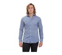 Rossini Radical Shirt - male - Traiano Milano - Casual Shirts - Blue - M - Shirts M