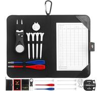 Rossivan Golf Gifts for Men - Complete Golf Accessories Set with Eagle Towel, Golf Ball Markers, Scorecard Holder, Shot Counter, Pencil & Gift Card - Golf Gift for Golfers, Birthday, Father's Day