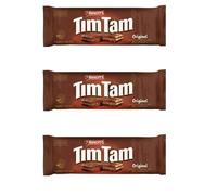 Rosslead Label Timtam Original Chocolate Biscuit Arnotts Timtams Biscuits Pack Of 3 x 200gr Made In Australia Irresistible Real Chocolate Filling