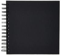 Rossler Soho 180 x 180mm Wiro Bound Photo Album - Black (30 Sheets)