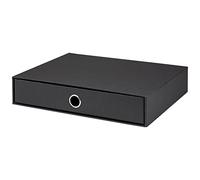 Rossler Soho A4 1 Drawer Filing Storage Box - Black