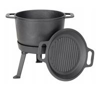 Rossner 3in1 iron cauldron 8 l