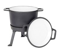 Rossner 3in1 iron enamelled cauldron 8 l