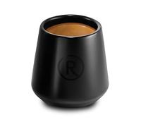 ROSSO CAFFÈ - Black Stunning Ceramic Cup Designed for Double Espresso. BPA Free and Dishwasher Safe