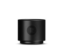 Rosso CAFFÈ Reserve- 6.5 oz Double Wall Black Stunning Ceramic Cup for Cappuccino or Lungo. BPA Free and Dishwasher Safe