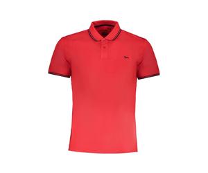 Rosso Cotton Polo Shirt - male - Harmont & Blaine - Polo Shirts - Red - XL - Tops XL