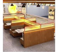 Rosso LED Light Strip - Modern Glass Partition for Offices & Dining Rooms 130x30cm Stylish Divider Panels for Enhanced Privacy & Aesthetic Appeal