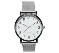 ROSSOM Men Watch 2023 Fashion Women Watch Quartz Steel Mesh Band Simple Arabic Number Student Watches Ladies Clock