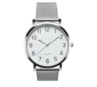 ROSSOM Men Watch 2023 Fashion Women Watch Quartz Steel Mesh Band Simple Arabic Number Student Watches Ladies Clock