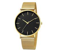 ROSSOM Men Watch 2023 Minimalist Men Fashion Ultra Thin Watches Simple Men Business Stainless Steel Mesh Belt Quartz Watch