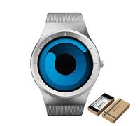 ROSSOM Men Watch Creative Quartz Watches Men Top Fashion Brand Casual Stainless Steel Mesh Band Unisex Watch Clock Male Female Gentleman Gift