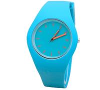 ROSSOM Men Watch Fashion Men Watch Women Cream Color Ultra-Thin Fashion Gift Silicone Strap Leisure Watch Geneva Wristwatch Women Jelly Watches