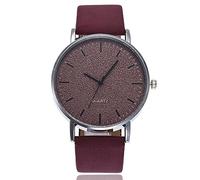 ROSSOM Men Watch Fashion Minimalism Watch Men Green Watches Leather Band Analog Quartz Wristwatches Men Ultra Thin Men Watches