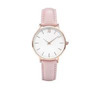 ROSSOM Men Watch Fashion Minimalism Watches Women Leather Band Quartz Watches Casual Ladies Watches Promotion Price