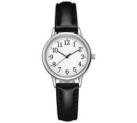 ROSSOM Men Watch Japan Movement Women Quartz Fine Watch Easy to Read Arabic Numerals Simple-Dial