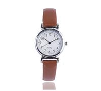 ROSSOM Men Watch Literary Temperament Thin Belt Small Dial Digital Casual Women Watch Quartz Leather Band Elegant Fashion Clock