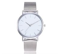 ROSSOM Men Watch Luxury Mens Watches Women Unisex Quartz Watches Mesh Belt Simple Gold Silver Dress His Hers Watch Sets Causal