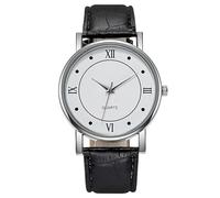 ROSSOM Men Watch Modern Fashion Black Quartz Men Watches Tide Brand Leather Band Men Luxury Casual Business Clock Relojes Hombre