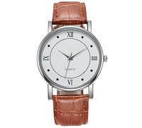 ROSSOM Men Watch Modern Fashion Black Quartz Men Watches Tide Brand Leather Band Men Luxury Casual Business Clock Relojes Hombre