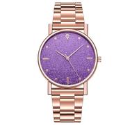 ROSSOM Men Watch New Famous Luxury Ladies Gold StarsWatch Women Casual Full Stainless Steel Watches for Women