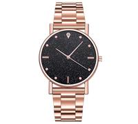 ROSSOM Men Watch New Famous Luxury Ladies Gold StarsWatch Women Casual Full Stainless Steel Watches for Women