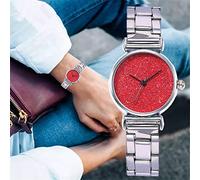 ROSSOM Men Watch Quartz Wristwatches 2023 Top Brand Luxury Woman Watch Alloy Steel Belt Casual Watch Geneva Simple Steel Belt Watch