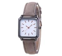 ROSSOM Men Watch Retro Women Watch Simplicity Square Quartz Wristwatch Leather Lady Best Selling Products Offers Sale Brand Fashion Clock