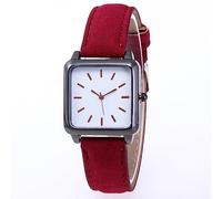 ROSSOM Men Watch Retro Women Watch Simplicity Square Quartz Wristwatch Leather Lady Best Selling Products Offers Sale Brand Fashion Clock