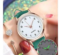 ROSSOM Men Watch Top Selling Women Luminous Watches Belt Scale Dotted Little Watch Frosted Point with Roman Digital Scale Watch Masculino