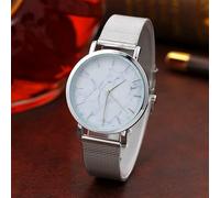 ROSSOM Men Watch Women Watches 2023 Fashion Marble Watch Women Casual Watches Stainless Steel Quartz Watch