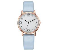 ROSSOM Men Watch Women Watches Luxury Brand Women Fashion Elegant Quartz Watch Women Leather Strap Dress Watches for Women Gifts