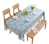 ROSSRORE Peace Olive Branch Tablecloth,Waterproof PVC Tablecloth that is Oil-resistant and Wipeable,Ideal for Kitchen Parties Picnics and Patio Decorations,Measuring 80×55Inch Violet