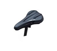 ROSSRORE Premium Gel Bike Seat Cushion Cover - Bike Seat Cover for Men & Women, Spin & Road Bikes, Breathable & Waterproof Saddle Protector for Pain Relief, Indoor/Outdoor Use（11“x7”） Carbonarius