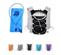 ROSSRORE Unisex Running Vest with Phone Holder & 5L Storage | Adjustable 2L Hydration Vest | Lightweight Breathable Running Backpack (Perfect for London Marathon 2026, Urban Cycling, Parkrun)