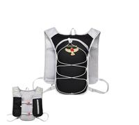 ROSSRORE Unisex Running Vest with Phone Holder & 5L Storage | Adjustable 2L Hydration Vest | Lightweight Breathable Running Backpack (Perfect for London Marathon 2026, Urban Cycling, Parkrun)
