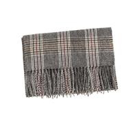 ROSSRORE Women's Oversized Tassels Long Cashmere-Like Knit Plaid shawl - Winter Warm Shawl Wrap with Large Tassels Scarf Gift for Her Sacred Church