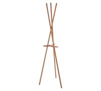 rosta bamboo wooden coat stand in natural