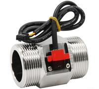Rostfreier Stahl Durchflusssensor DN40 DN50 Hall-Effekt Wasserzähler 5-150L/min 1.75MPa für Bewässerung & Pumpen
