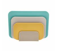 Rosti chopping board set Choptima 4-piece, cutting board, PE plastic, Ocean