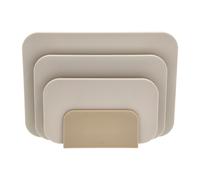 Rosti Choptima cutting board set 3 pieces and holder Humus