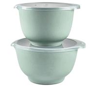 Rosti Margrethe 4-Piece Pebble Green Mixing Bowl Set