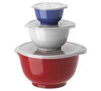 Rosti Margrethe Mixing Bowl Set 6-Piece 0.25 + 0.75 + 3 Litre French Set Red/White/Blue