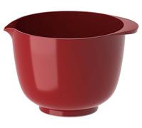 Rosti NEW Margrethe Mixing Bowl 1,5 Liter Red | Shatterproof Dough Bowl and Baking Bowl with Handle & Spout - Made of Recyclable Plastic - H:12.7cm, Ø:16.2cm