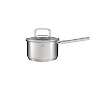 Rostique 16 cm/1.8 L Stainless Steel Saucepan with Lid, Suitable for All Hobs