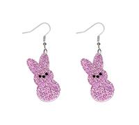 ROSTIVO Acrylic Bunny Earrings for Women Cute Easter Earrings