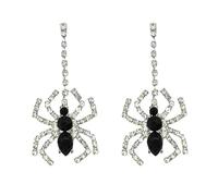 ROSTIVO Shiny Spider Earrings for Women Cute Stylish Halloween Earrings
