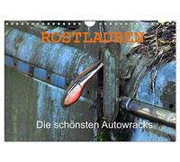 ROSTLAUBEN The most beautiful car wrecks UK-Version (Wall Calendar 2026 DIN A4 Landscape), CALVENDO 12 Month Wall Calendar